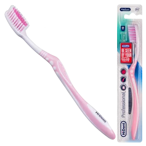 Hident Professional Toothbrush Pink Color