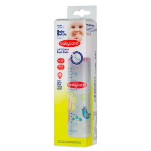 440 Babyland pyrex orthodontic classic baby bottle 240ml clear box