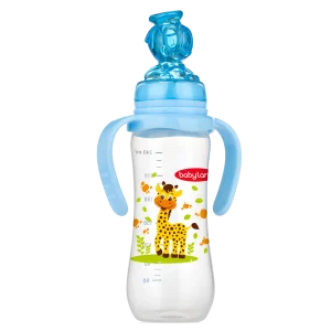 477-Babyland-PP-round-classic-blue-doll-baby-bottle-with-handle-240ml