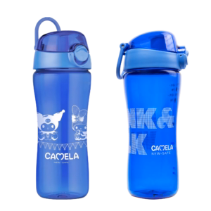 Спортивная бутылка для воды Camela с ручкой, мотивационный синий цвет
