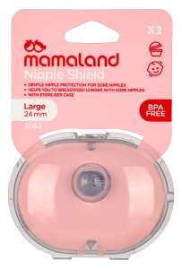 MamaLand Nipple Shield Pink Color with box