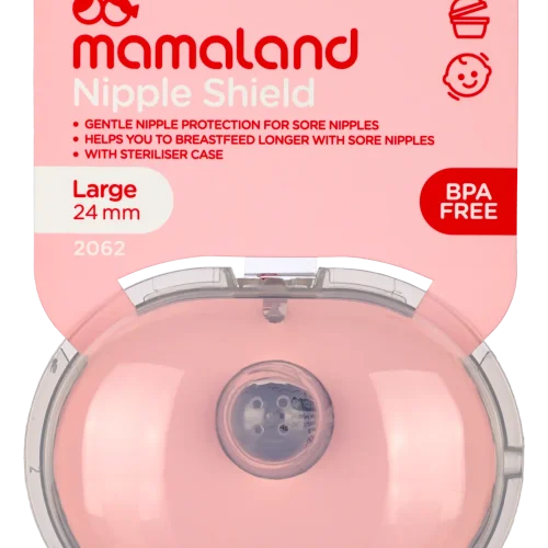 MamaLand Nipple Shield Pink Color with box