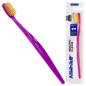 AllWhite healthy clean toothbrush Purple Color