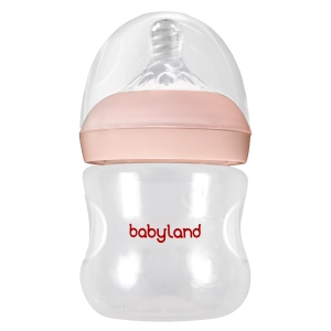 Babyland natural newborn classic baby bottle 125 ml Light Pink color