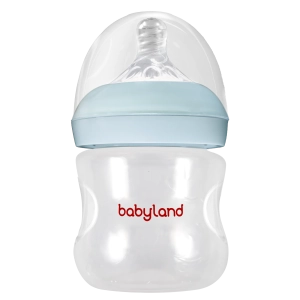 Babyland natural newborn classic baby bottle 125 ml light-blue color