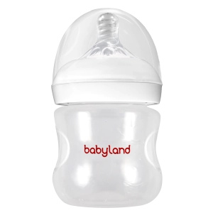 Babyland natural newborn classic baby bottle 125 ml white color