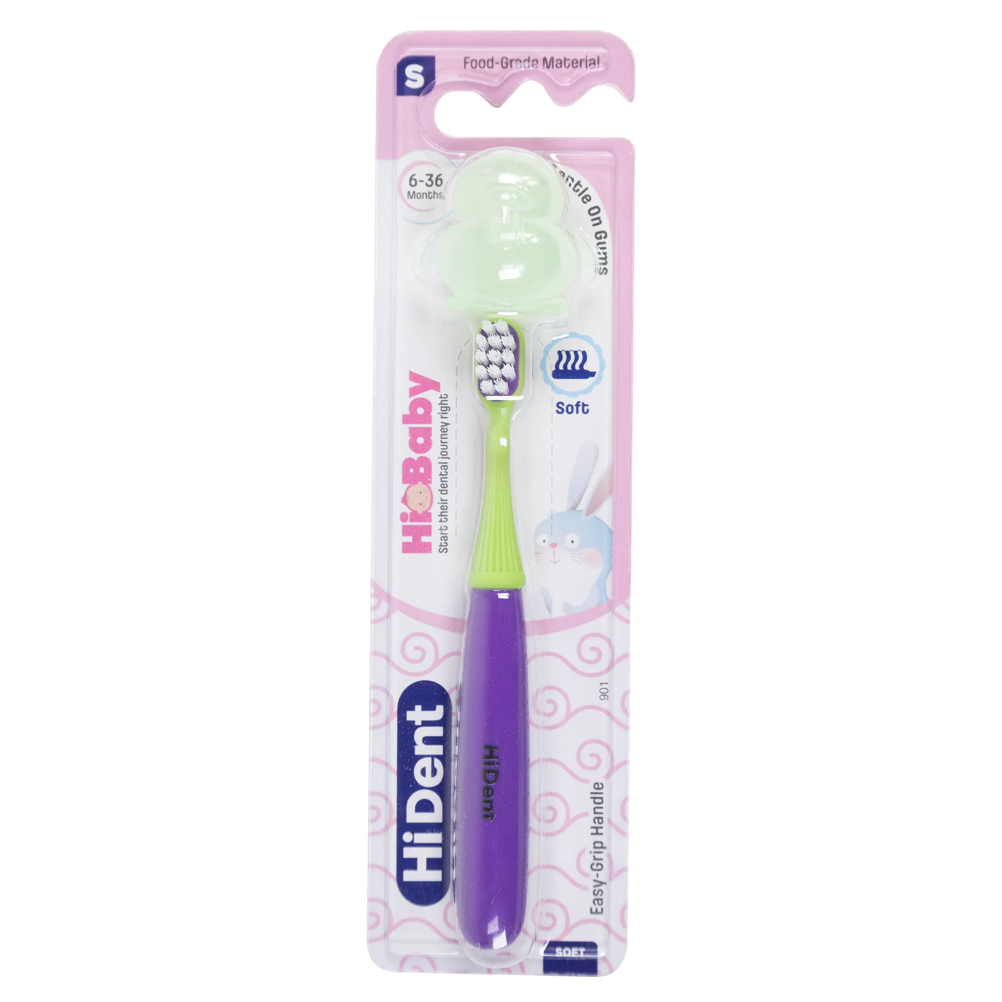 Hident HiBaby Children's Toothbrush, Purple Color