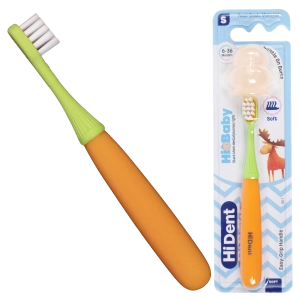 Hident HiBaby Children's Toothbrush, Orange Color