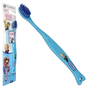 HiDent Sweet Heart soft toothbrush with cap Blue Color