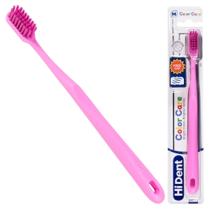 HiDent Color Care toothbrush Pink Color