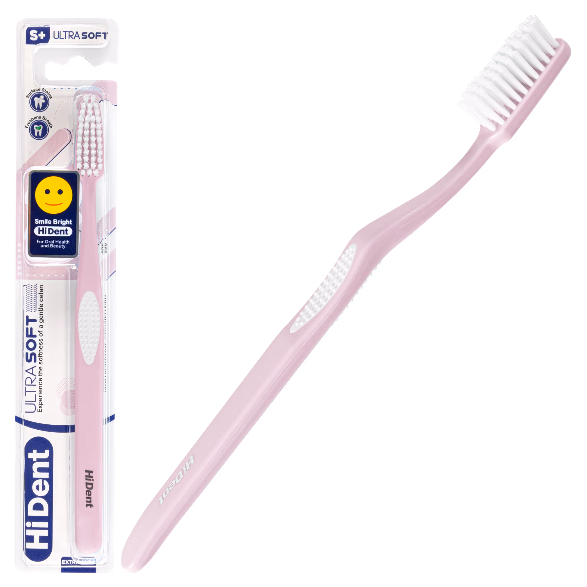 Hident Ultra Toothbrush Pink Color